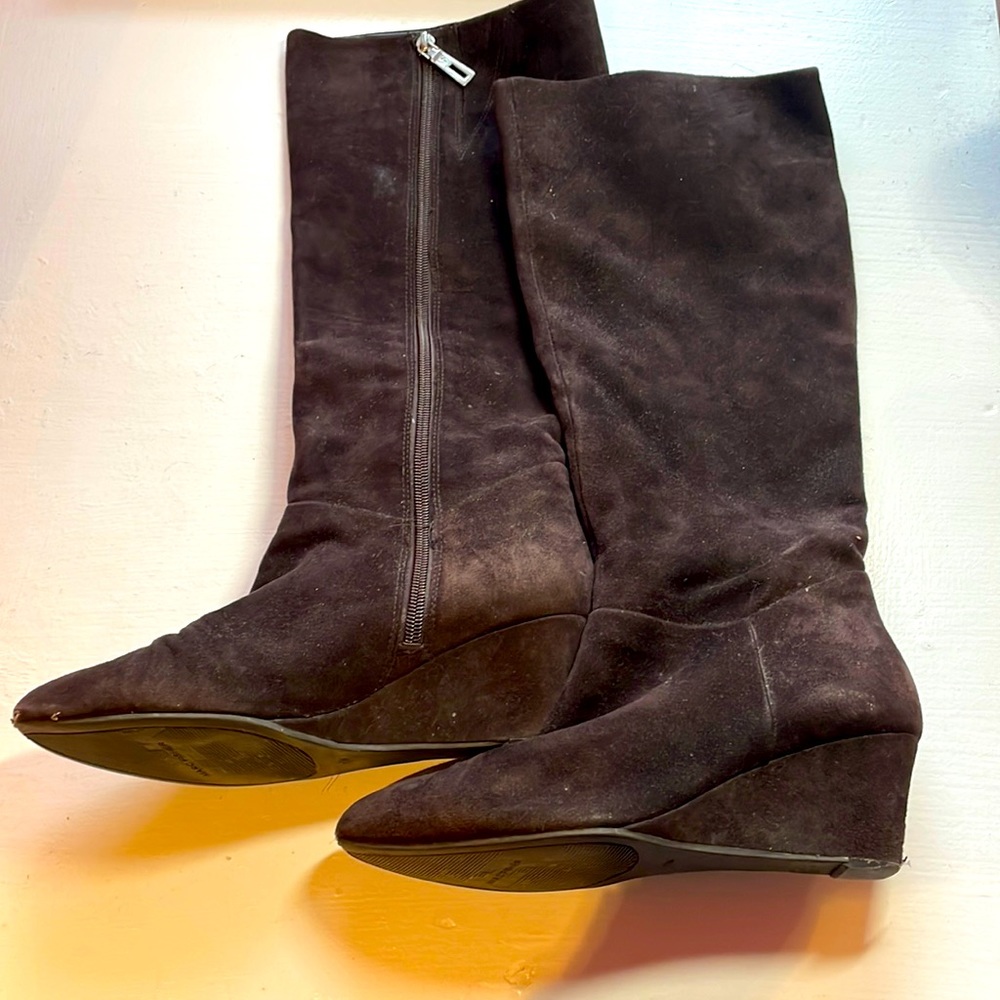 Marc Fisher real suede knee high boots. Size 7.5 M. Very cute and comfy.